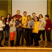 Актив студентов в Залучье 2012