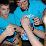 Актив студентов в Залучье 2011