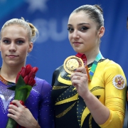 Студентка Губкинского университета Алия Мустафина стала трехкратной чемпионкой Универсиады-2013!